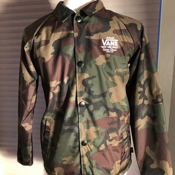 vans off the wall camo jacket